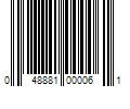 Barcode Image for UPC code 048881000061