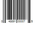 Barcode Image for UPC code 048891000075