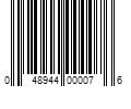 Barcode Image for UPC code 048944000076