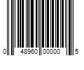 Barcode Image for UPC code 048960000005