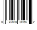 Barcode Image for UPC code 049000000382