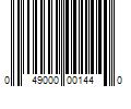 Barcode Image for UPC code 049000001440