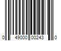 Barcode Image for UPC code 049000002430