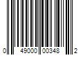 Barcode Image for UPC code 049000003482