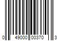 Barcode Image for UPC code 049000003703