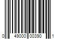 Barcode Image for UPC code 049000003901