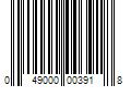 Barcode Image for UPC code 049000003918