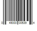 Barcode Image for UPC code 049000005394