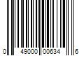 Barcode Image for UPC code 049000006346