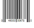 Barcode Image for UPC code 049000006780