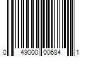 Barcode Image for UPC code 049000006841