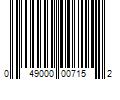 Barcode Image for UPC code 049000007152