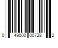 Barcode Image for UPC code 049000007282