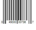 Barcode Image for UPC code 049000007367