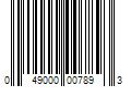 Barcode Image for UPC code 049000007893