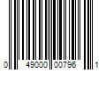 Barcode Image for UPC code 049000007961