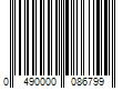 Barcode Image for UPC code 0490000086799