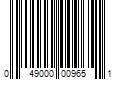 Barcode Image for UPC code 049000009651