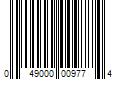 Barcode Image for UPC code 049000009774. Product Name: 