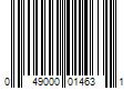 Barcode Image for UPC code 049000014631