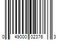 Barcode Image for UPC code 049000023763