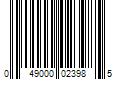 Barcode Image for UPC code 049000023985