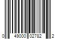 Barcode Image for UPC code 049000027822