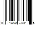 Barcode Image for UPC code 049000029345