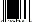 Barcode Image for UPC code 049000037562