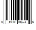 Barcode Image for UPC code 049000046748