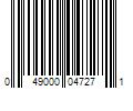 Barcode Image for UPC code 049000047271