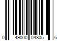 Barcode Image for UPC code 049000048056. Product Name: 