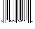 Barcode Image for UPC code 049000048254