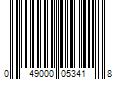 Barcode Image for UPC code 049000053418. Product Name: 