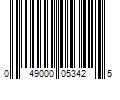 Barcode Image for UPC code 049000053425