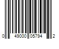 Barcode Image for UPC code 049000057942. Product Name: Coca-Cola 1.75 L, 10 pk.