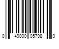 Barcode Image for UPC code 049000057980