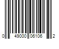 Barcode Image for UPC code 049000061062