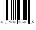 Barcode Image for UPC code 049000064735