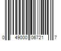 Barcode Image for UPC code 049000067217