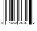 Barcode Image for UPC code 049000067262