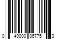 Barcode Image for UPC code 049000067750