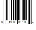 Barcode Image for UPC code 049000067804