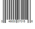 Barcode Image for UPC code 049000070156