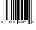 Barcode Image for UPC code 049000070422