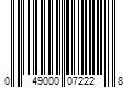 Barcode Image for UPC code 049000072228