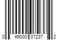 Barcode Image for UPC code 049000072372