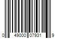 Barcode Image for UPC code 049000079319