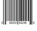 Barcode Image for UPC code 049000542455