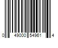 Barcode Image for UPC code 049000549614